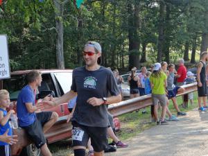 At the finish, supporting the Blerch. Picture courtesy of Mitch Radella
