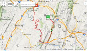 JFK50 - Map