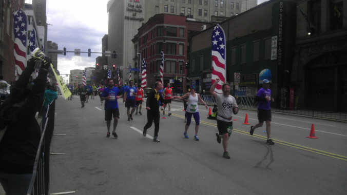 Finish of the Pittsburgh Marathon!